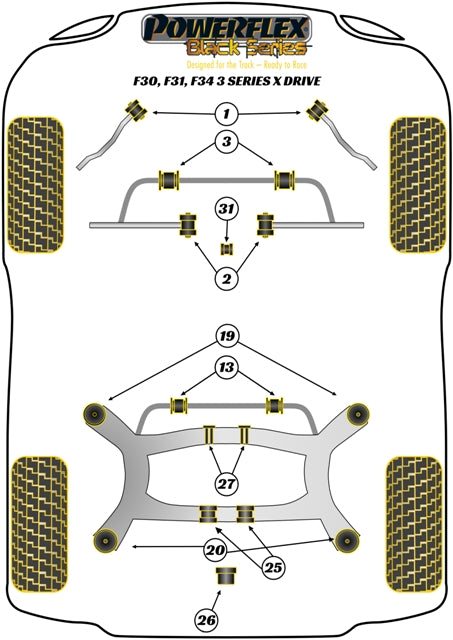 BMW Rear Diff Front Mounting Bush