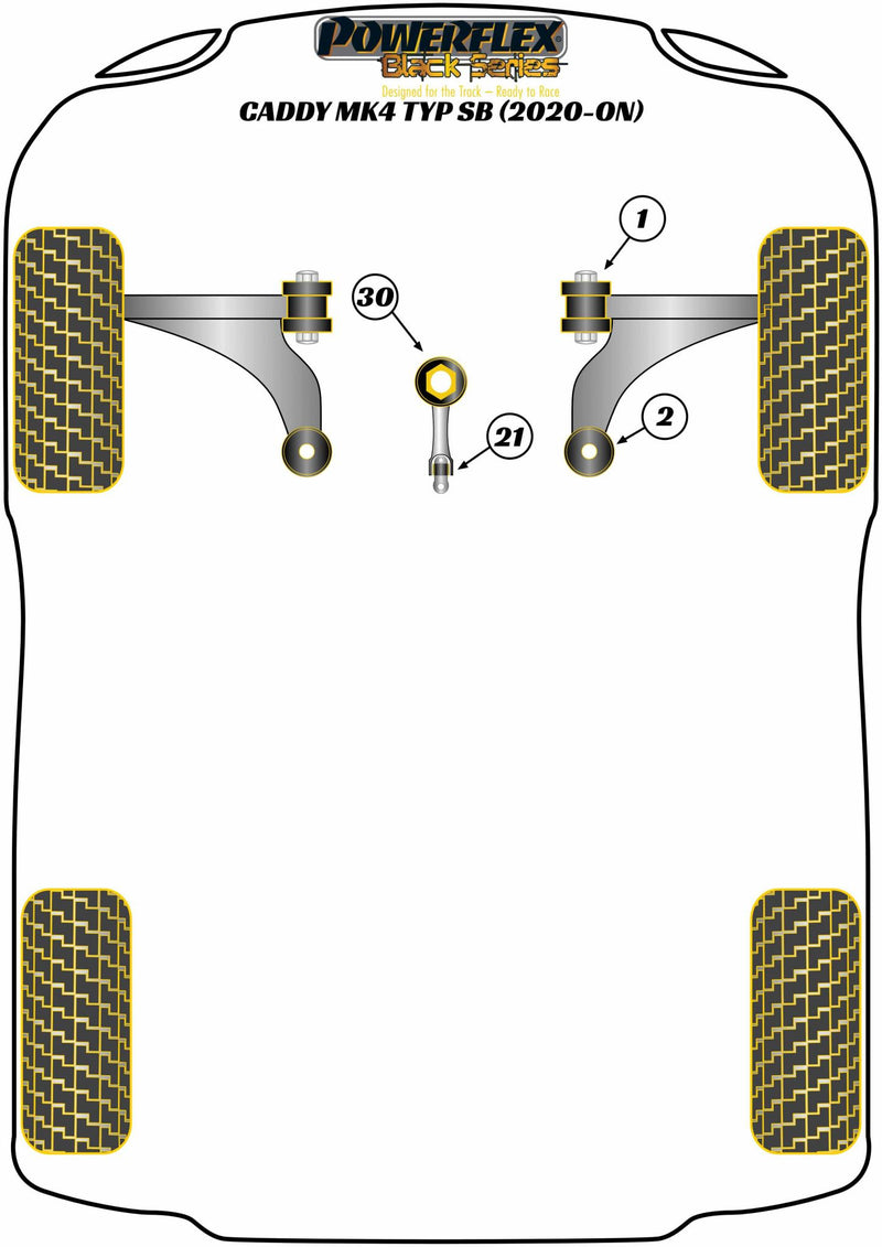 Front Wishbone Front Bush Camber Adjustable