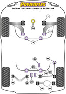 Front Lower Engine Mount Hybrid Bush (Large) - Road