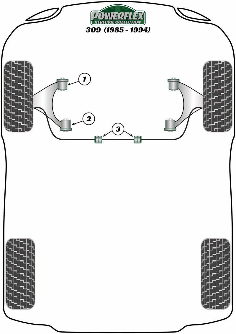 Peugeot Anti Roll Bar Bush 20mm