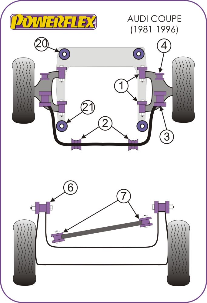 PowerAlign Camber Bolt Kit (12mm x 60mm)