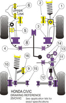 Honda Front Lower Shock Mount