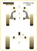 Porsche Rear Anti Roll Bar Bush 21mm