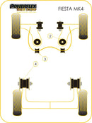 Ford Front Wishbone Lower Rear Bush