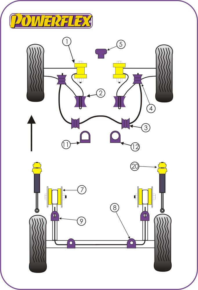 PowerAlign Camber Bolt Kit (12mm)