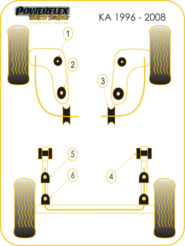 Ford Rear Beam Mounting Bush