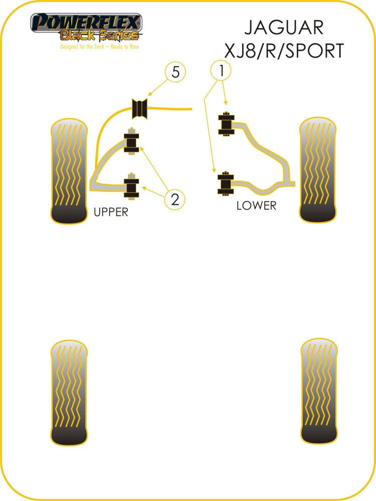 Jaguar (Daimler) Rear Anti Roll Bar Mounting Bush 17mm