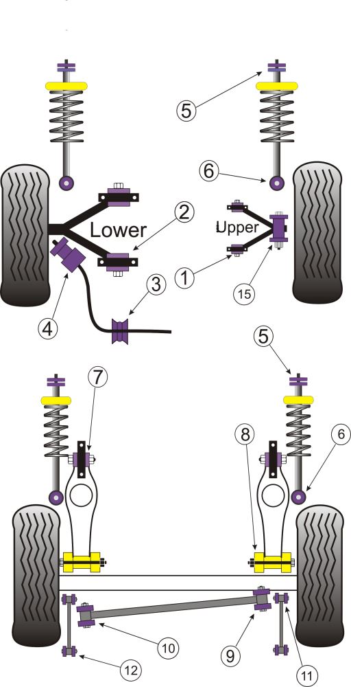 Saab Upper Shock Absorber Bush