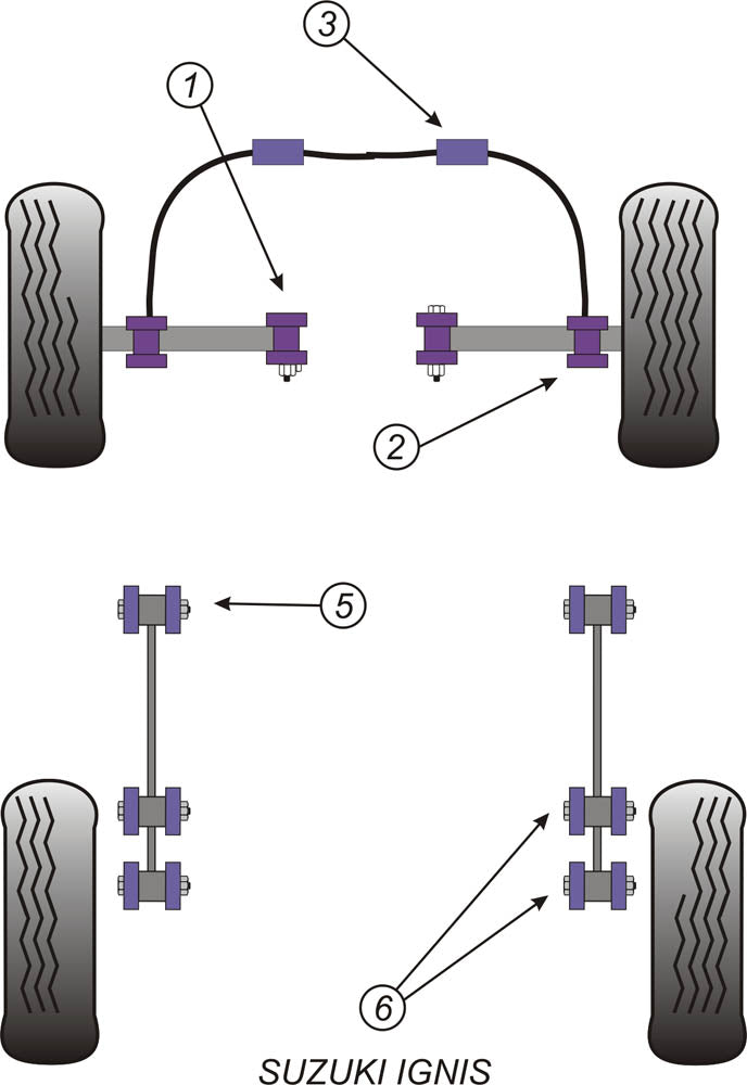Front Anti Roll Bar Bush 21mm