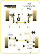 Rear Upper Wishbone Inner Bush
