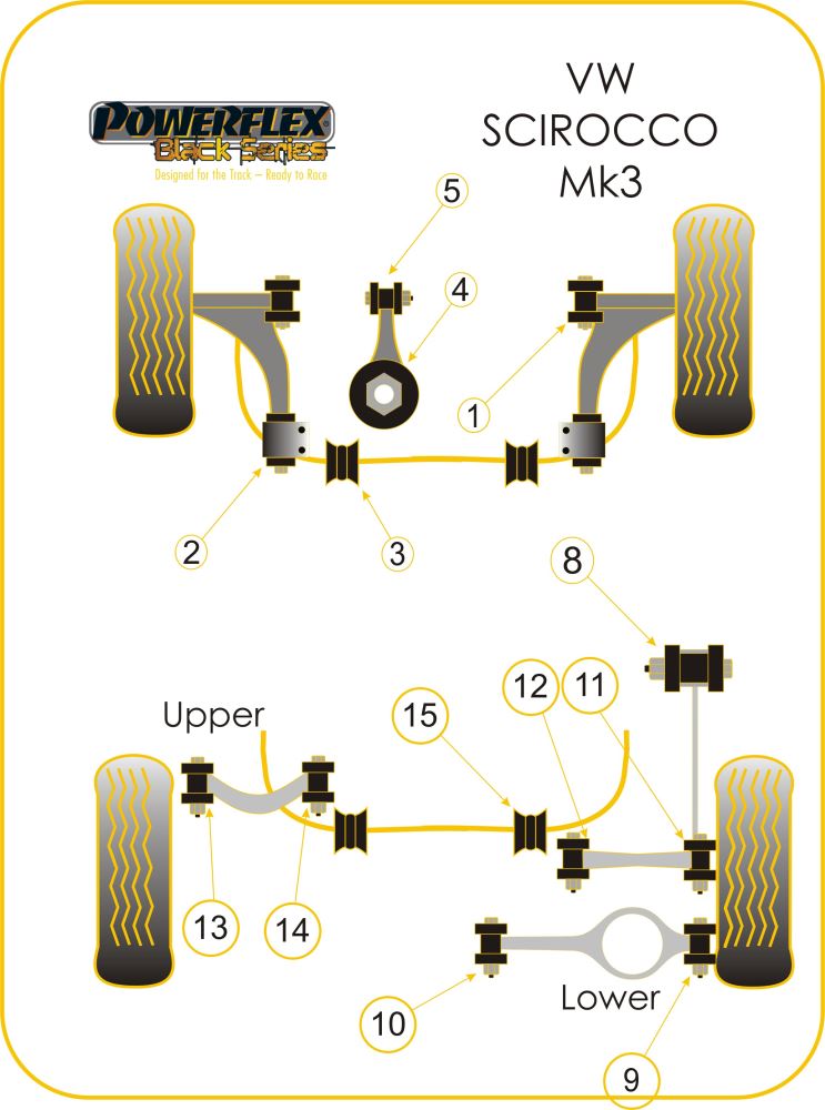 Rear Upper Wishbone Outer Bush