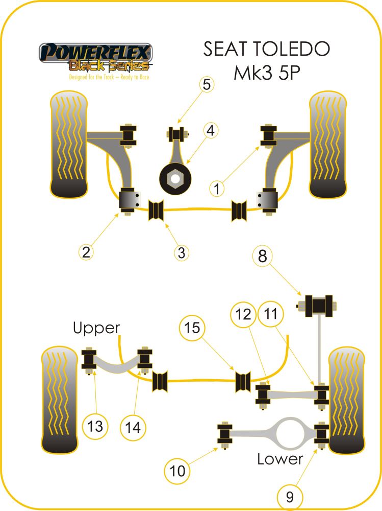Rear Upper Wishbone Inner Bush