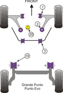 Lower Rear Engine Mount Insert