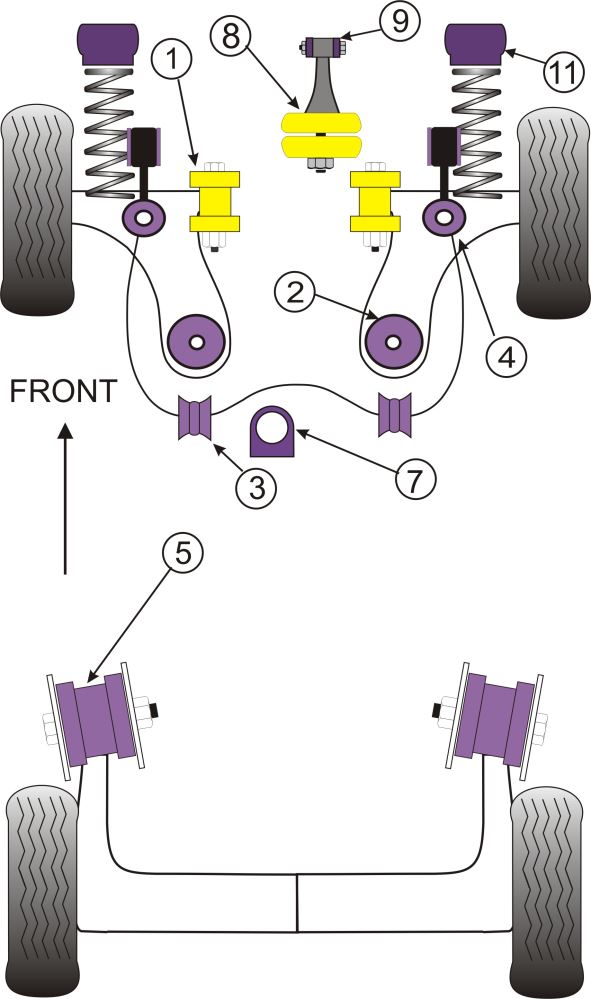 VAG Jacking Point Insert Kit of 4