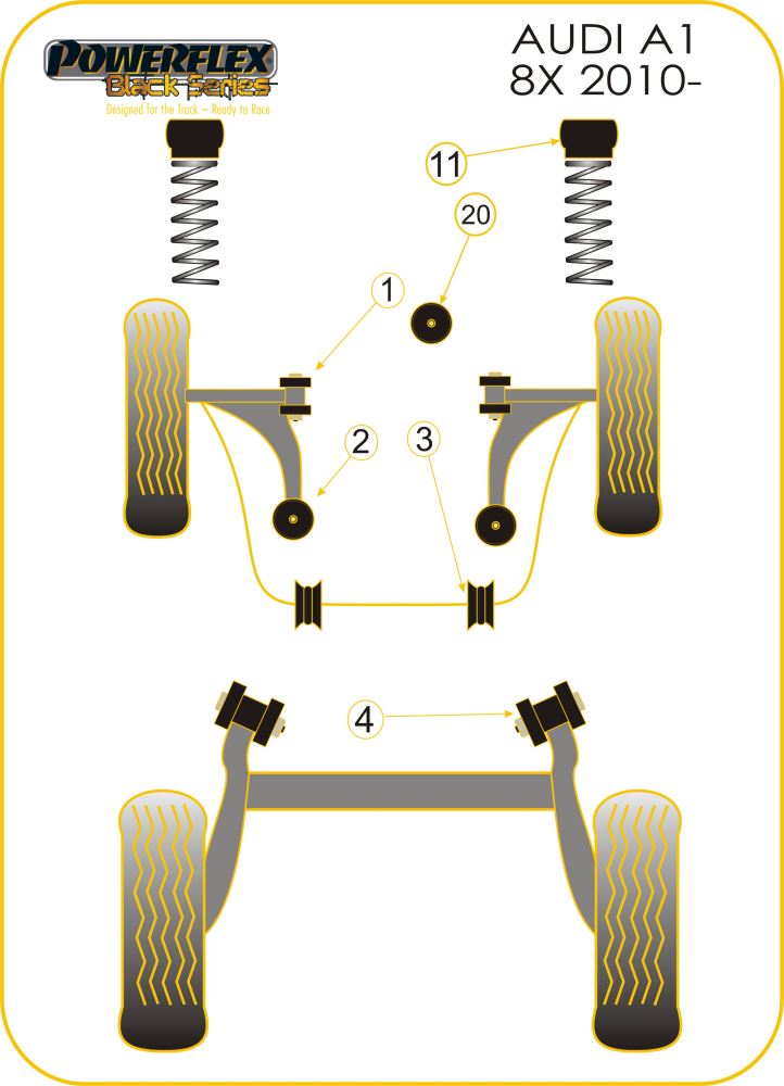 Front Wishbone Front Bush 30mm