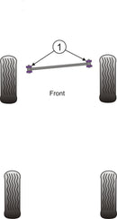 Jeep Grand Cherokee WG & WJ (1999-2004) Front Panhard Rod Bush