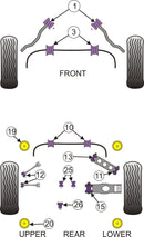 BMW Rear Diff Rear Mounting Bush