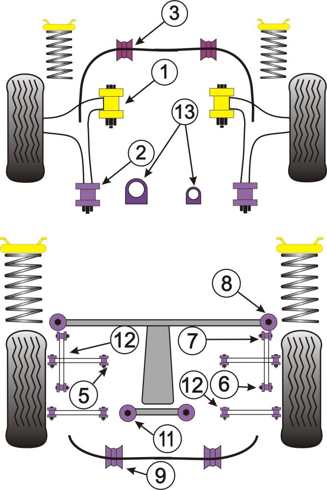 Subaru Rear Lateral Link Bush