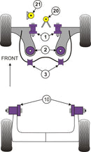 Suzuki Swift Sport MK3 (ZC32S) (2010 - 2017) Front Arm, Front Bush