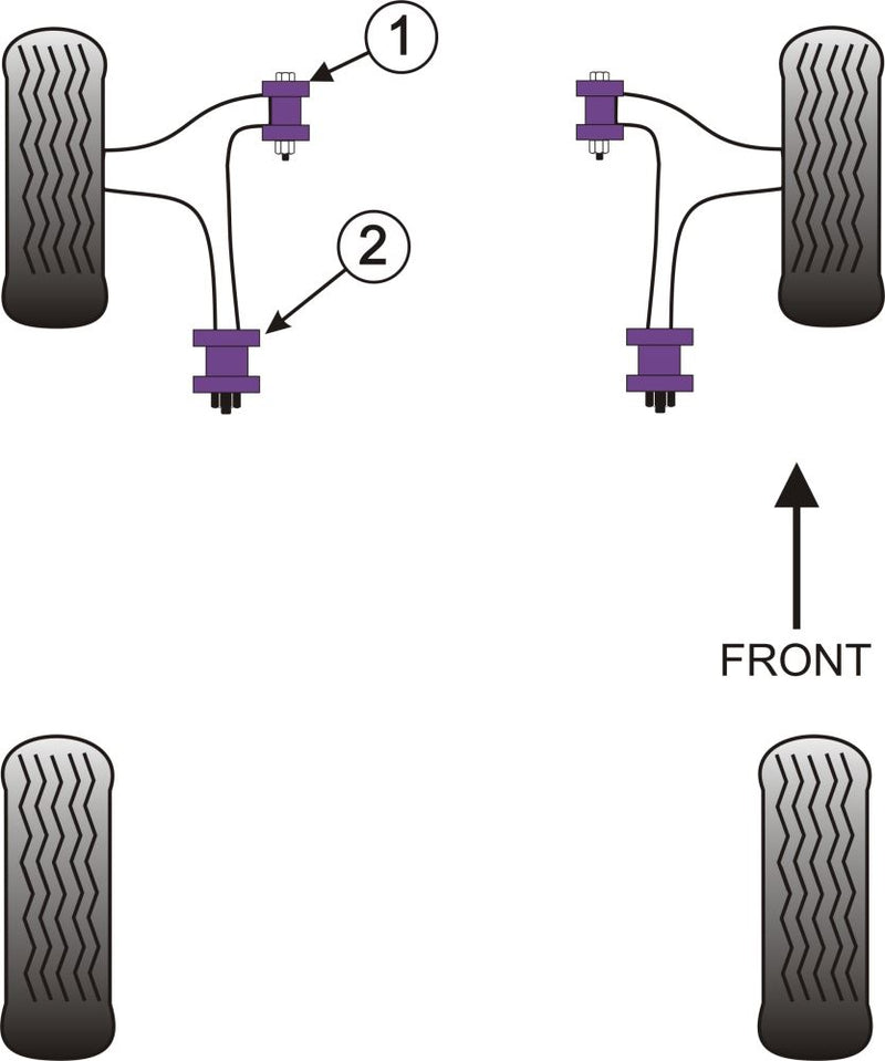 Nissan Elgrand E51 (2002 - 2010) Front Arm Front Bush