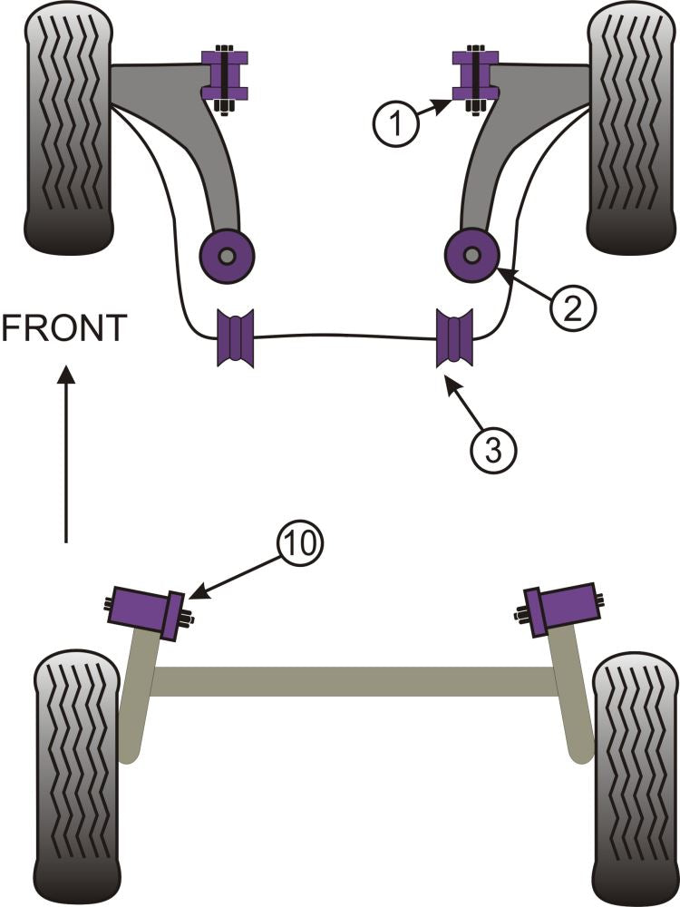 PowerAlign Camber Bolt Kit (12mm x 60mm)