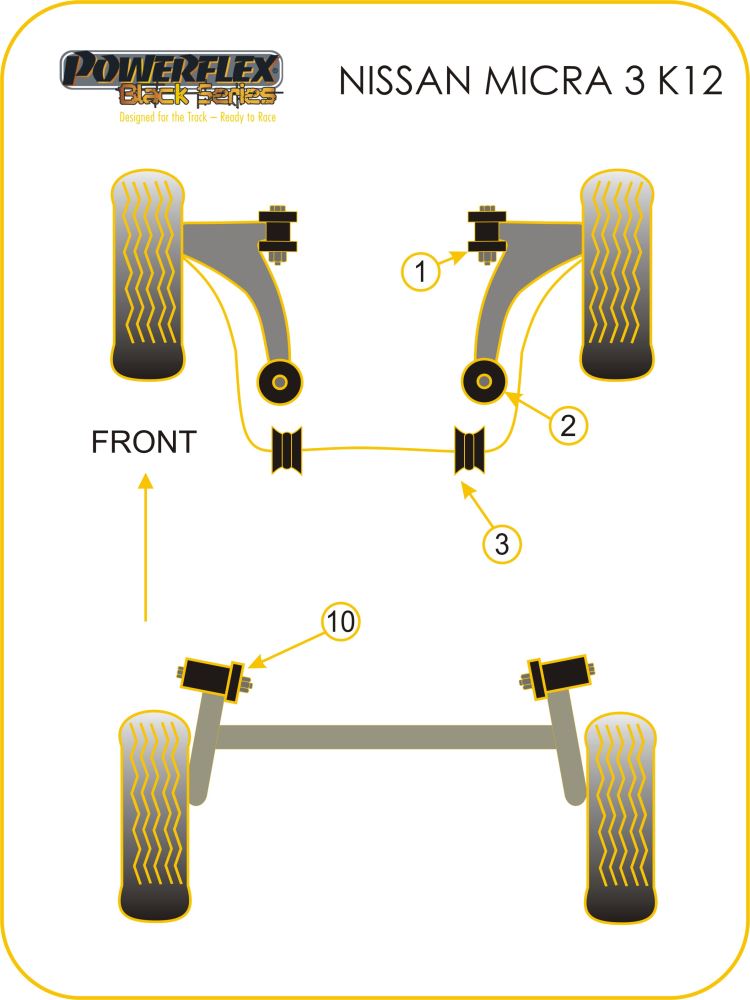 PowerAlign Camber Bolt Kit (14mm)