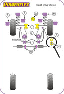 Front Lower Engine Mounting Bush & Inserts