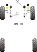 Front Lower Wishbone Front Bush