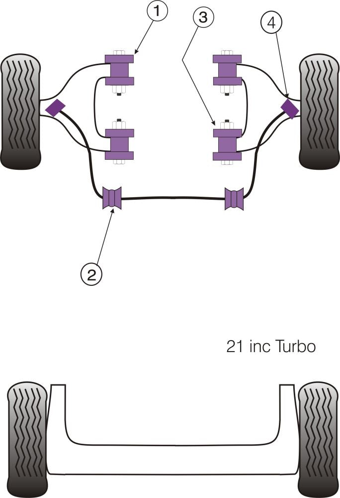 PowerAlign Camber Bolt Kit (14mm)