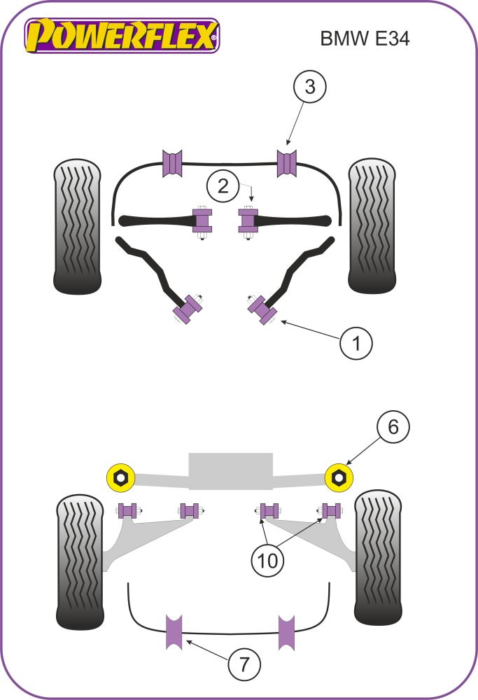 BMW Rear Diff Rear Mounting Bush