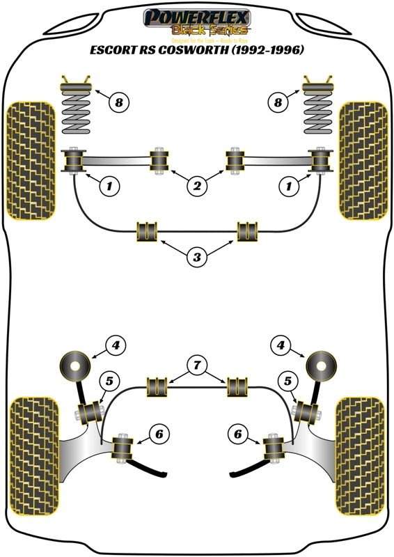 Ford Front Top Shock Absorber Mount