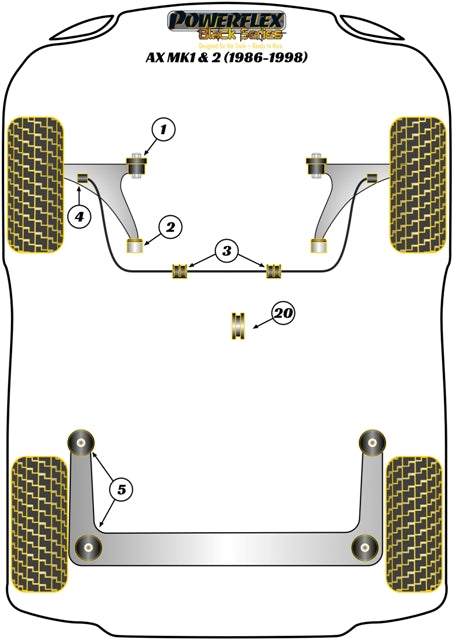Anti Roll Bar Outer Bush 21mm