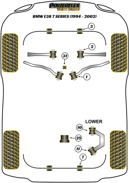 BMW Gear Shift Arm Front Bush Oval