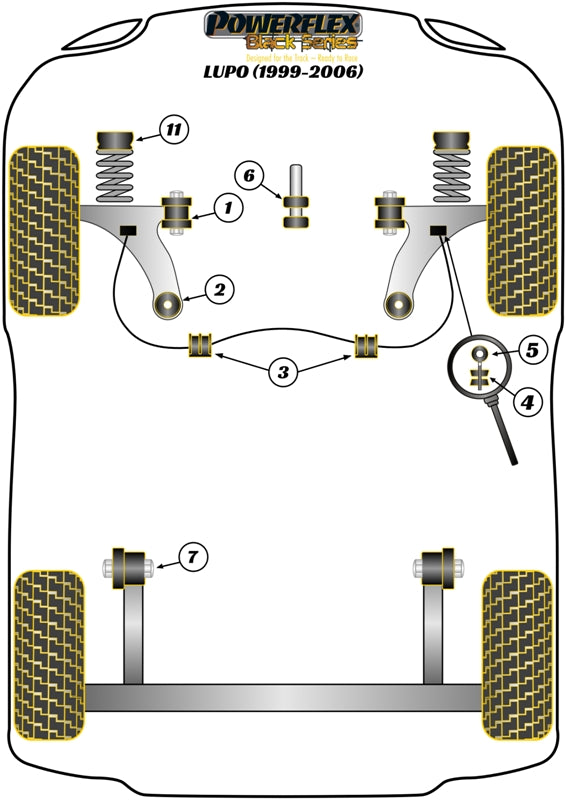 Lower Engine Mount Large Bush