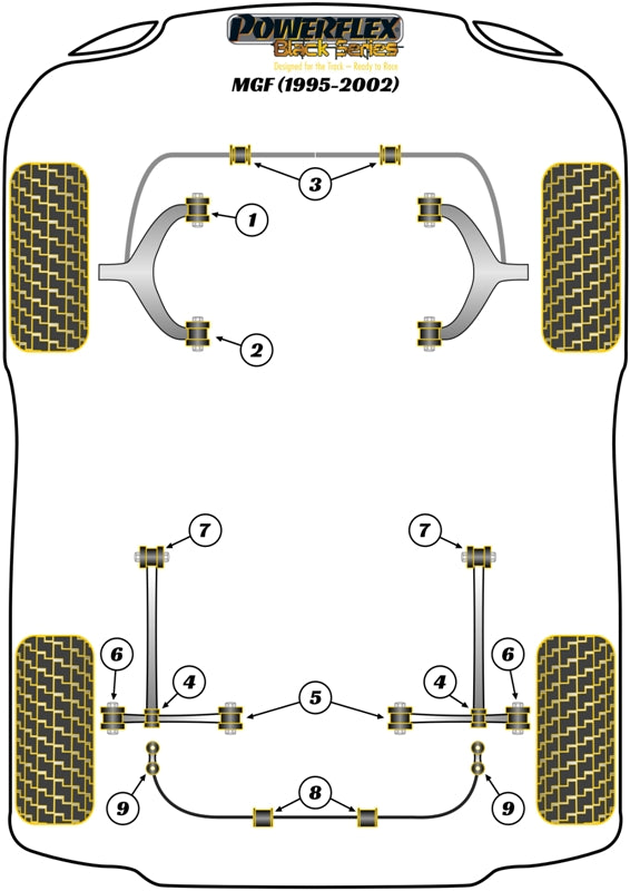 Upper Engine Mount Steady Bush