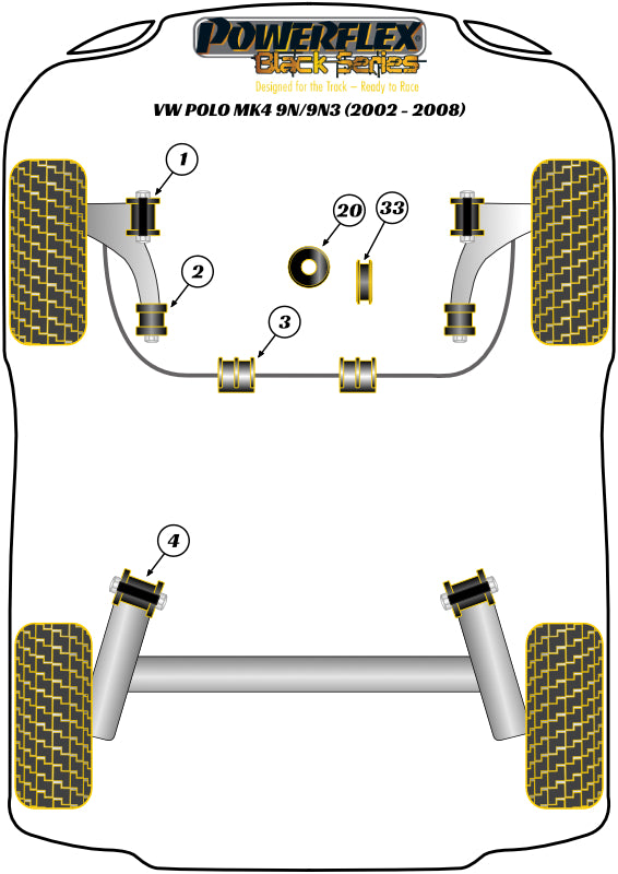 Lower Engine Mount Large Bush (M-Sport)