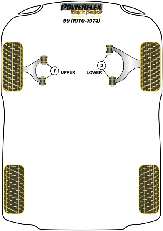 Saab Front Upper Wishbone Bush
