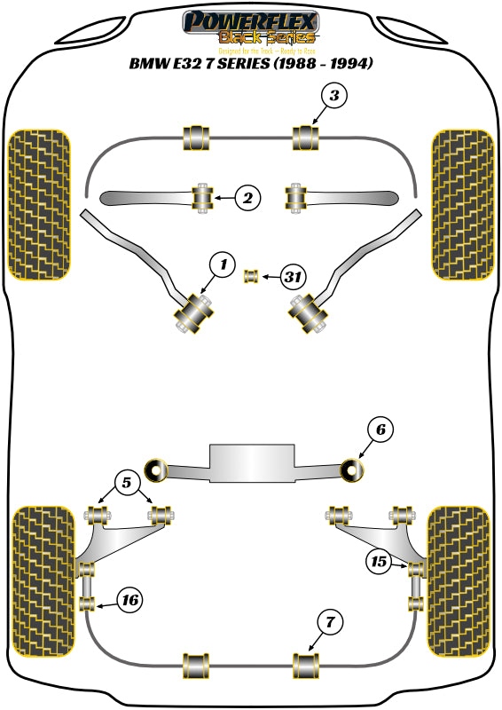 BMW Rear Diff Front Mounting Bush