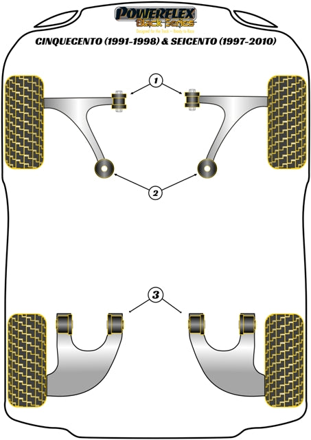 Fiat Front Wishbone Rear Bush
