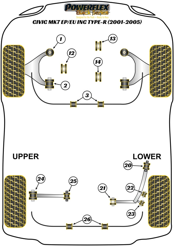 Honda Rear Engine Mount Insert