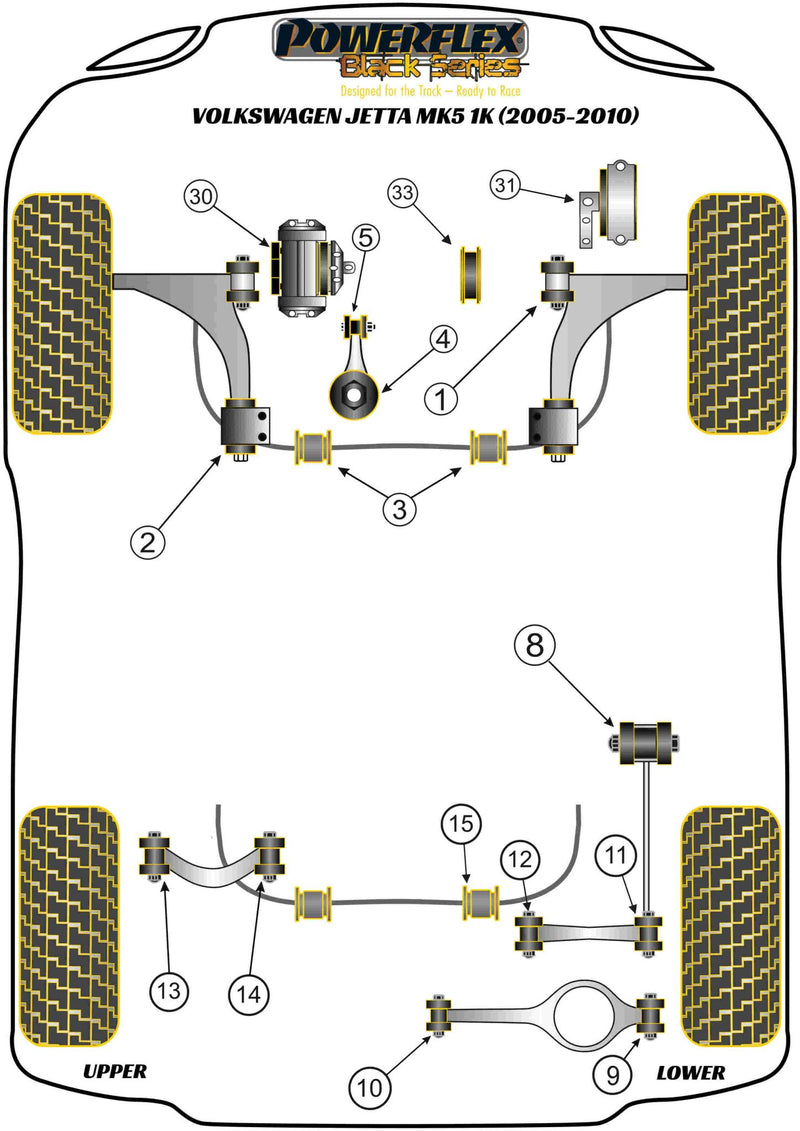 Rear Lower Track Rod Outer Bush