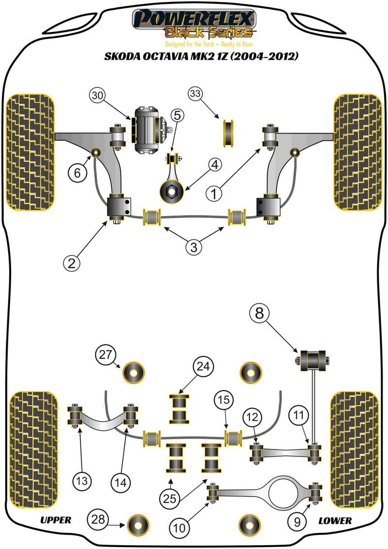 Rear Subframe Rear Mounting Bush