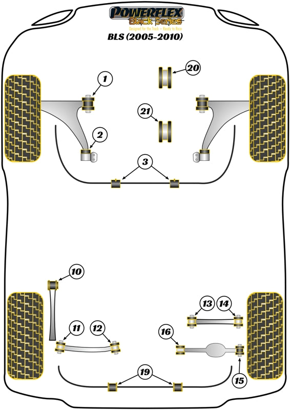 Front Lower Wishbone Rear Bush