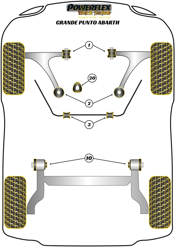 Upper Gearbox Mount Insert (Track)