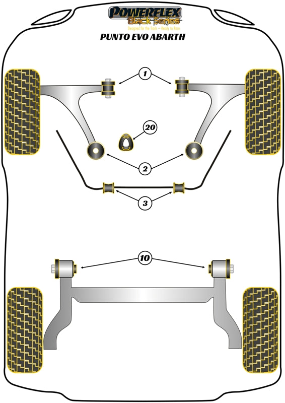 Upper Gearbox Mount Insert (Track)
