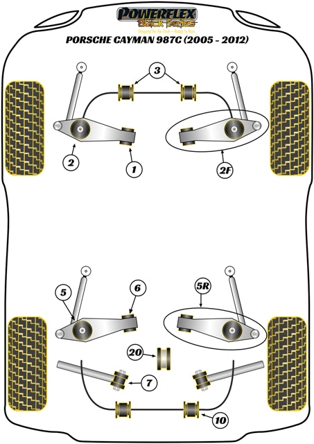 Porsche Front Engine Mount Insert