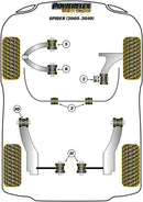 Alfa Romeo Front Lower Arm Rear Bush 46mm