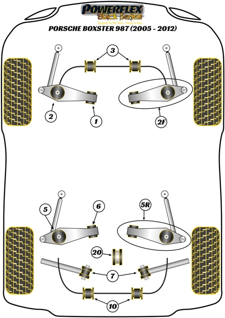 Porsche Front Engine Mount Insert
