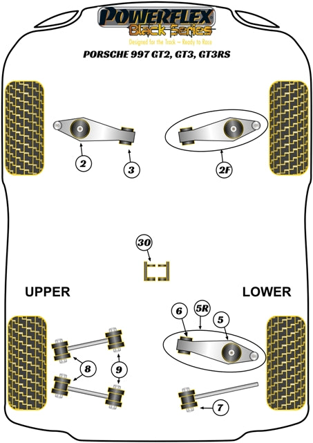 Porsche Rear Track Control Arm Inner Bush