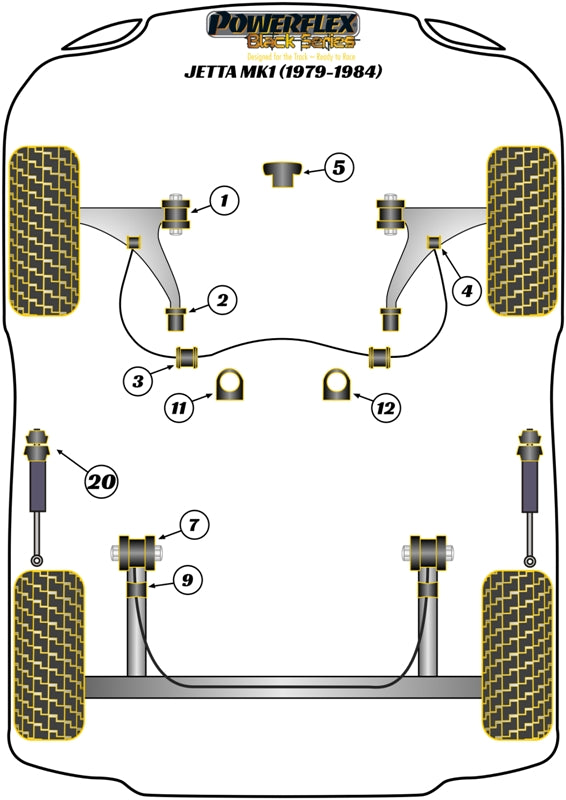 Front Wishbone Rear Bush